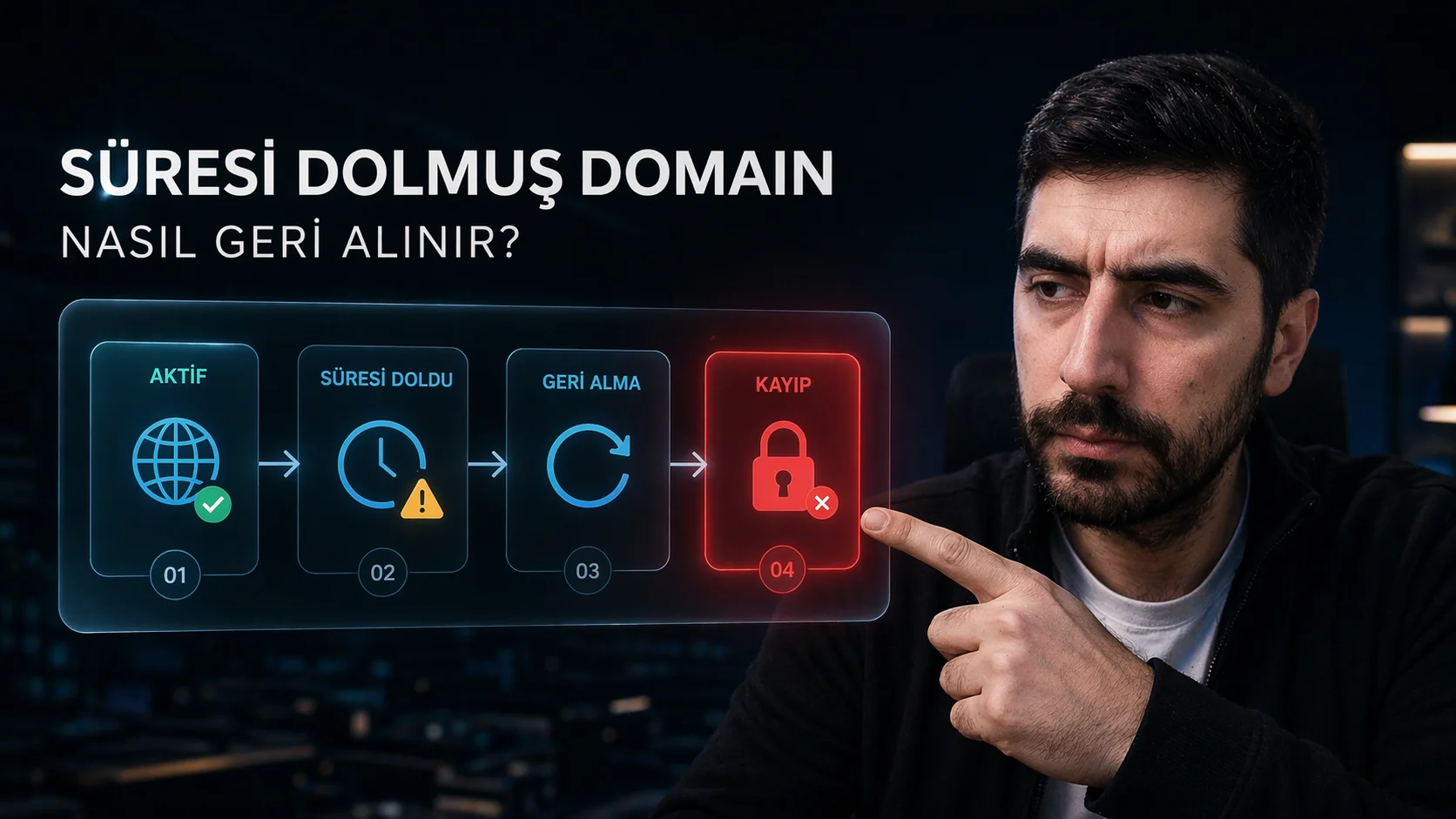 süresi dolmuş domain nasıl geri alınır